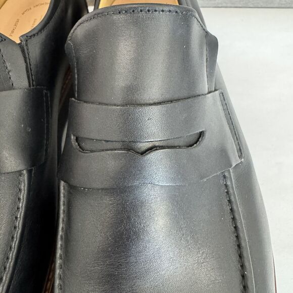 Samuel Hubbard Ivy Legend Black Leather Penny Loafer Men 11.5 W Vibram M2180 - Picture 9 of 14